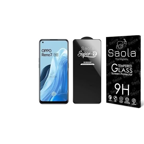 Image of Saola Hd Oleophobic Tempered Glass Screen Protector For Oppo Reno 7 5G Smartphone