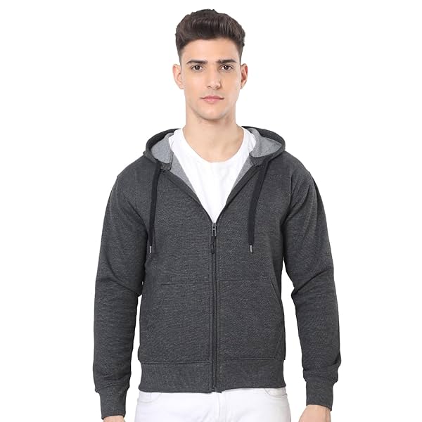 Image of Scott International Hoodies for Men Winter Jackets for Men Sports Jacket Gym Jackets for Men Cotton Sweatshirt with Zip 