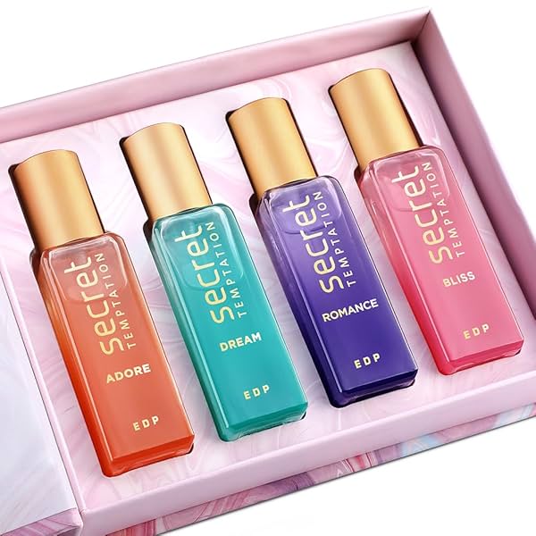 Image of Secret Temptation Premium Perfume for Women (Pack of 4, 20ml Each)