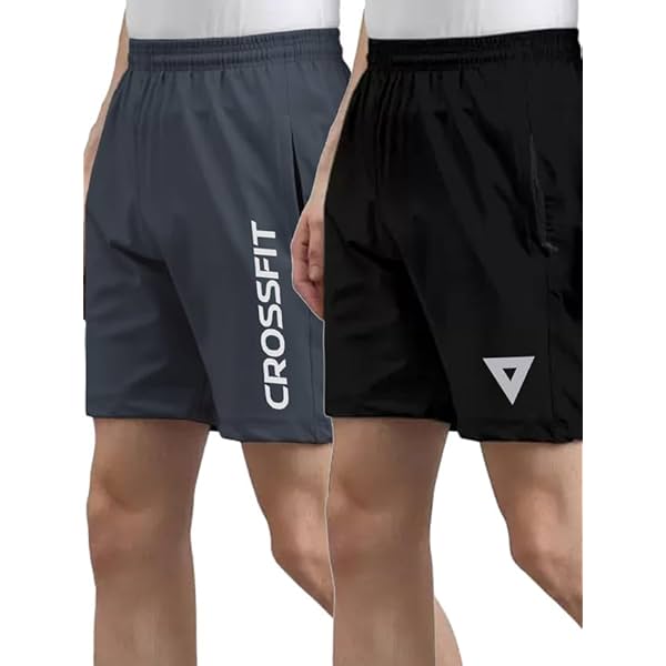 Image of Selvia Activewear Knitted Lycra Shorts (Pack of 2)