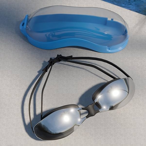 Image of Silicone UV Protection & Anti-Fog Swim Goggles 