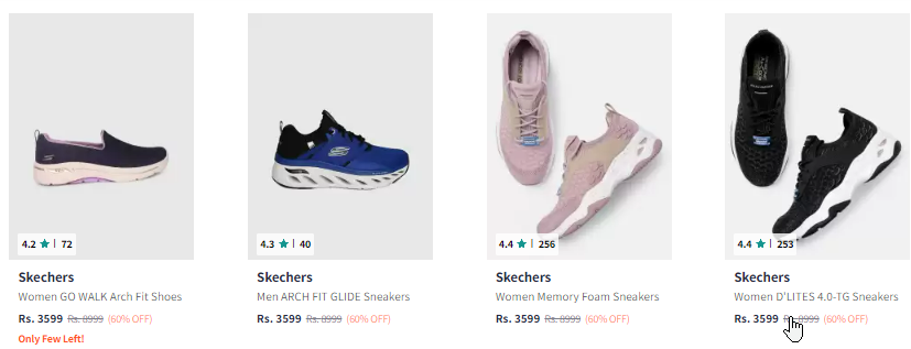 Image of Skecher Men & Women shoes up to 60% Discount 