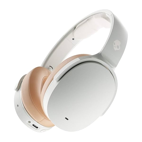 Image of Skullcandy Hesh ANC Bluetooth Wireless Over Ear Headphone with Mic (White)