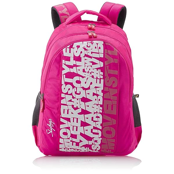 Image of Skybags Riddle Pink 15 Litres 46 Cms Casual Standard Backpack With Raincover