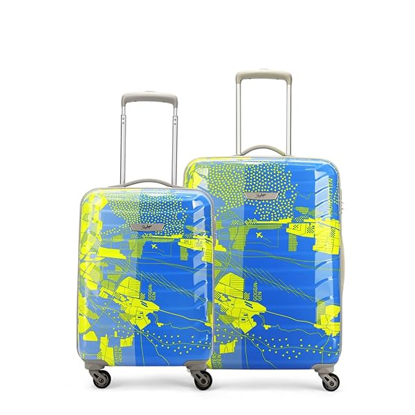 Image of Skybags Tooper Set of 2 (Cabin+ Medium) Hard Luggage (55+65 Cm)