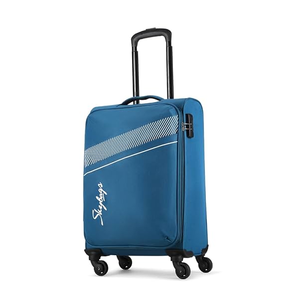 Image of Skybags Trick Polyester Softsided 58 Cm Cabin Stylish Luggage Trolley 