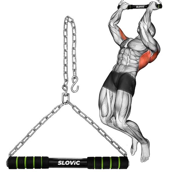 Image of Slovic 5 FT Chin Up Bar [120 Kg Capacity] | Gym Epuipment for Home Workout