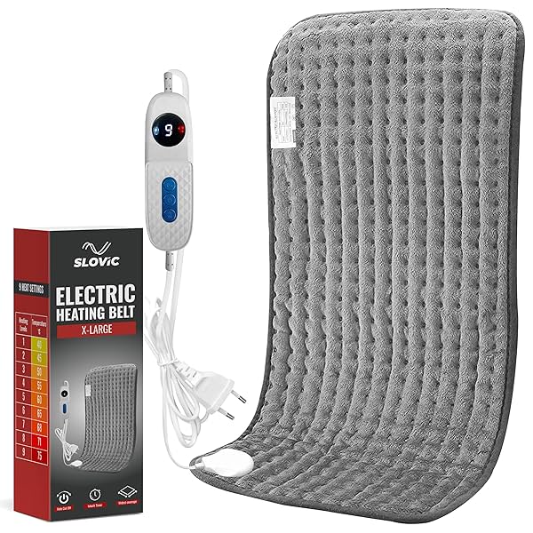 Image of Slovic Electric Heating Pad for Pain Relief [X-Large] | Electric Heating Pad