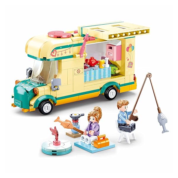 Image of Sluban Happy Diary Camper Building Blocks Kit for Kids