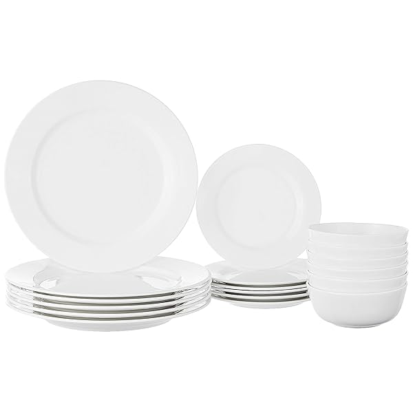 Image of Solimo Ceramic Geometric Dinner SO18