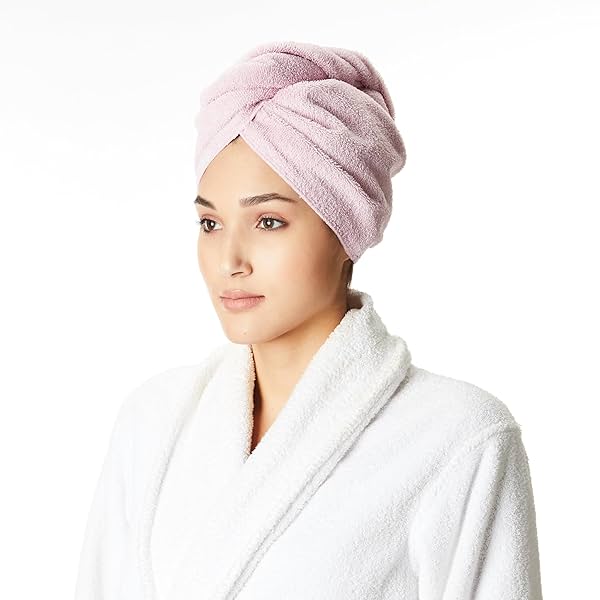 Image of Solimo Cotton Bath Headwrap (Purple)