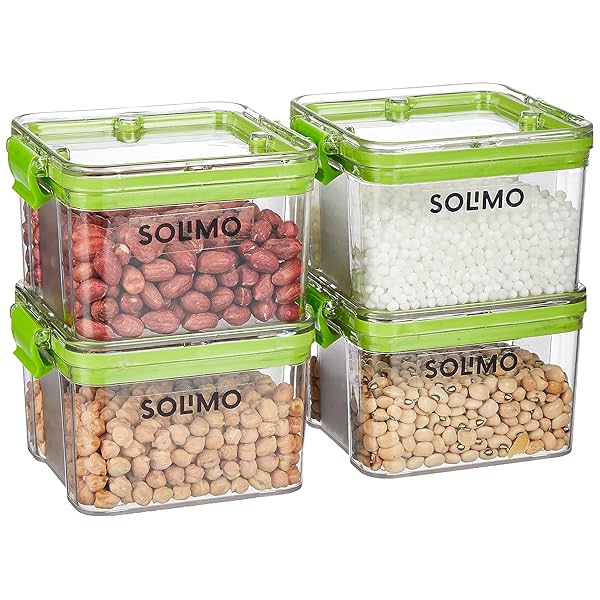 Image of Solimo Multipurpose Airtight Containers PO4*400ML