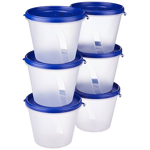 Image of Solimo Nestable & Stackable Polypropylene Container Set