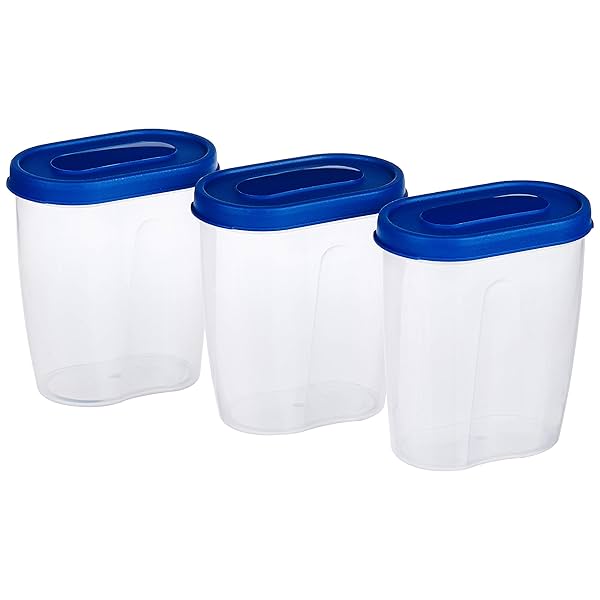 Image of Solimo Set of 3 Grocery Jar (450ml)