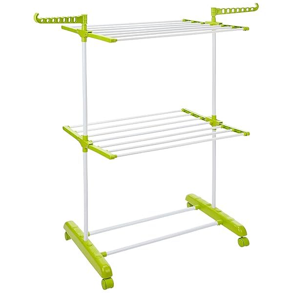 Image of Solimo Steel Double Layer Drying Rack