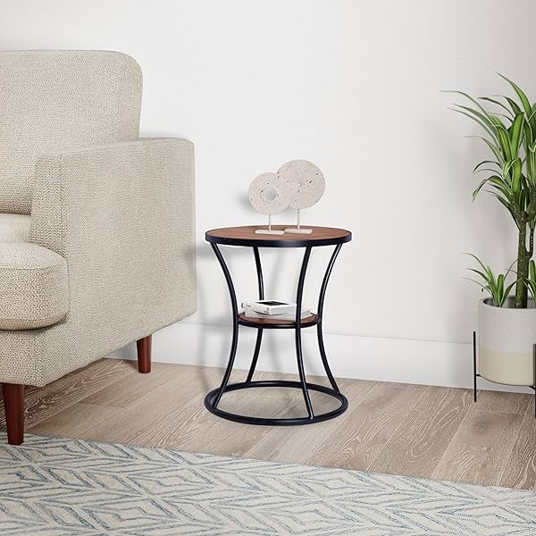 Image of Solimo Trankyl Durable Round Bedside Table