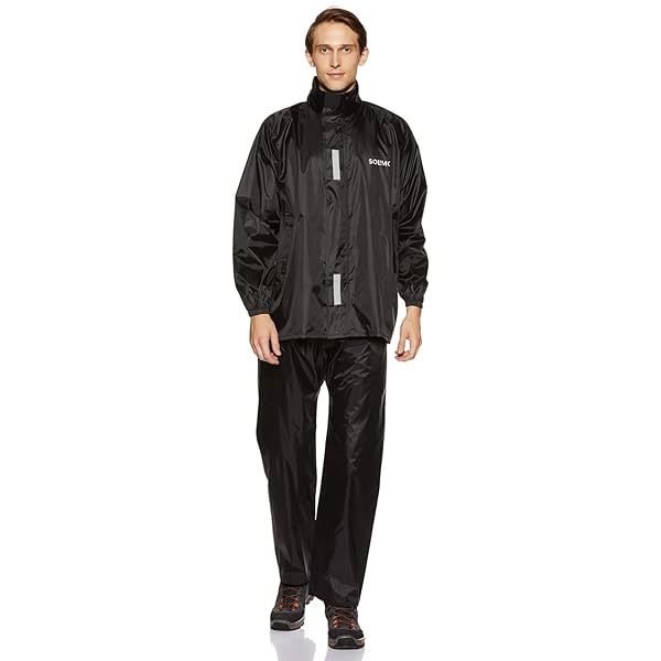 Image of Solimo Water Resistant Rain Coat & Pant Set