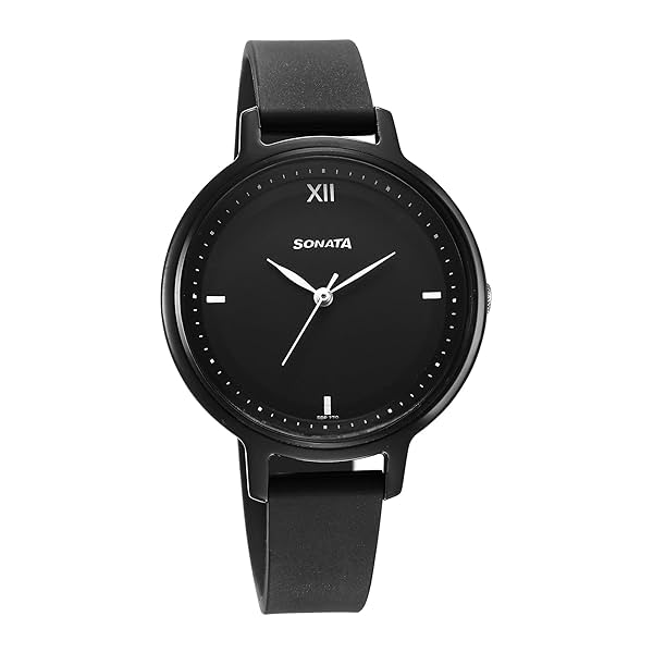 Image of Sonata Polyurethane Black Dial Analog Watch