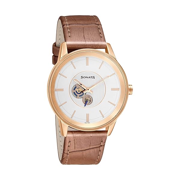 Image of Sonata Quartz Multifunction Silver Watch for Men