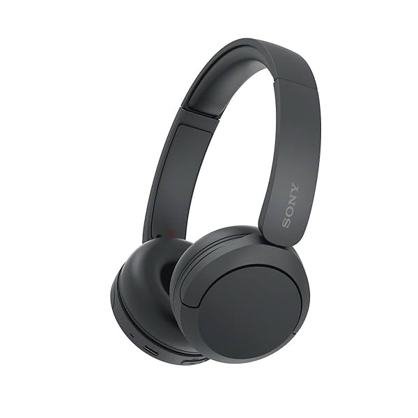 Image of Sony WH-CH520 Wireless Bluetooth Headphones with Mic, Up to 50Hrs Battery-Black