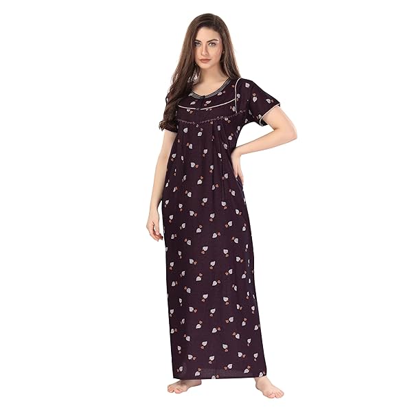 Image of Soulemo Women's Printed Nighty