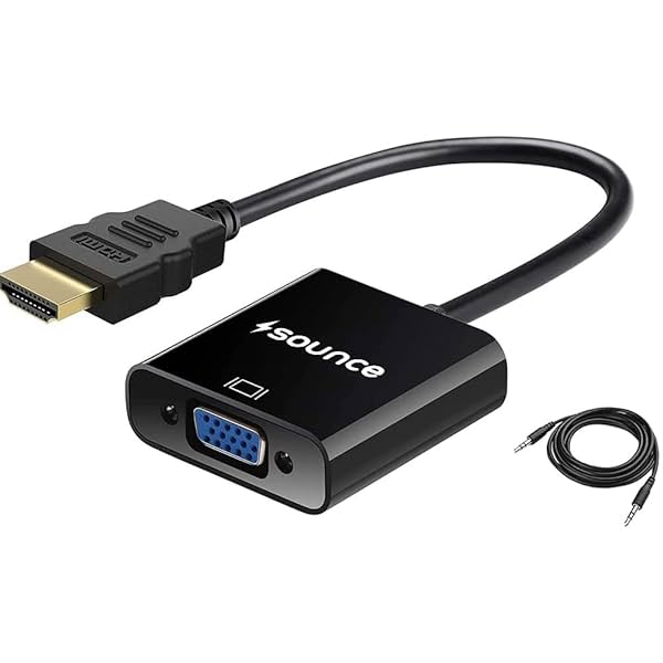 Image of Sounce HDMI to VGA Gold Plated High-Speed 1080P