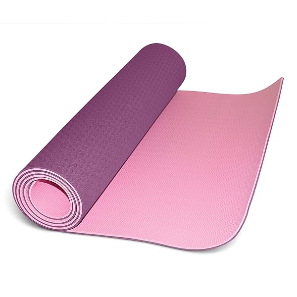 Image of Spotzero By Milton Tejas Yoga Mat, Pink, 6 mm Thickness | Durable | Anti-Skid | Water Proof