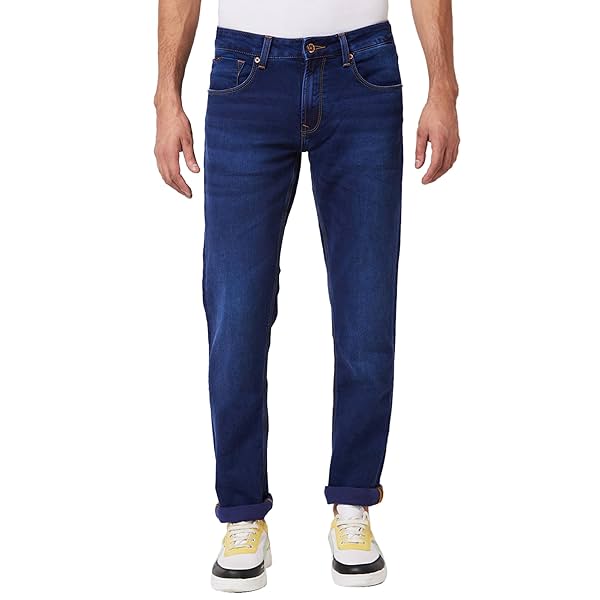 Image of Spykar Men's Regular Jeans