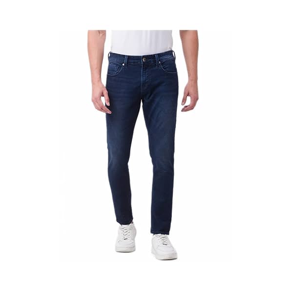 Image of Spykar Men's Slim Fit Jeans