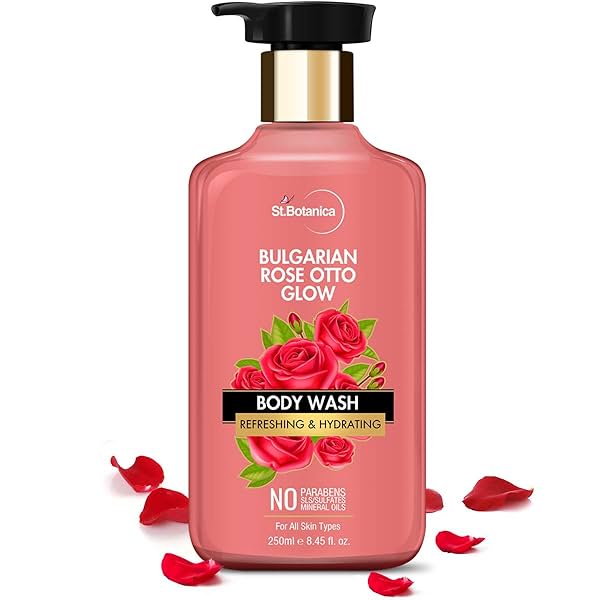 Image of St.Botanica Bulgarian Rose Otto Glow Body Wash, 250ml