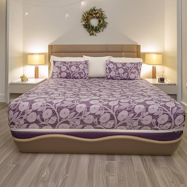 Image of Status Contract -2024 Cotton Rich Double Bedsheet with 2 Pillow Covers