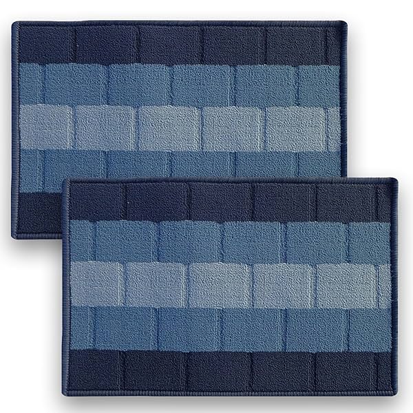 Image of Status Contract Anti Slip Front Door Mat (38*58cm) pack of 2