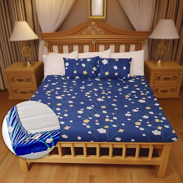 Image of Status Contract Cotton Rich Double Bedsheet