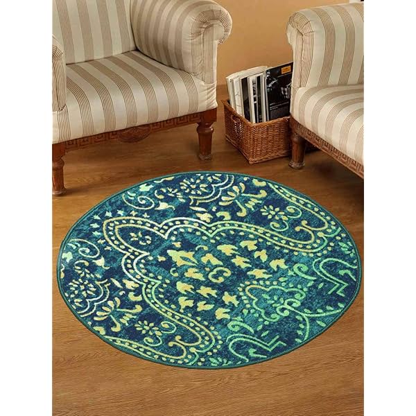 Image of Status Taba Round Nylon Rug