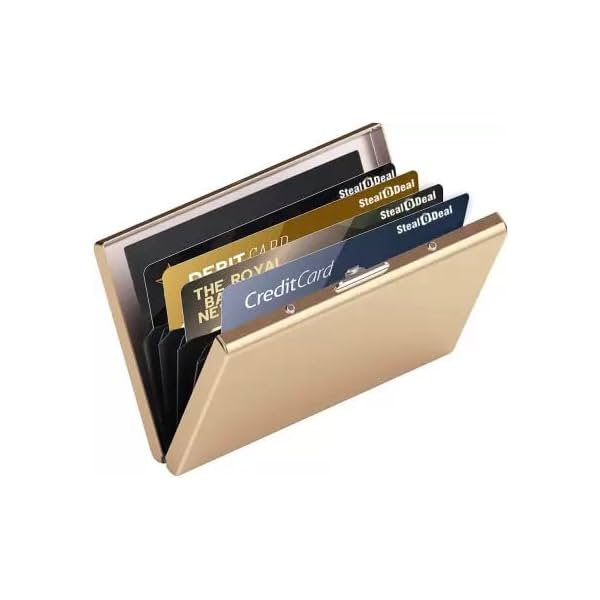 Image of Stealodeal Golden Card Holder 