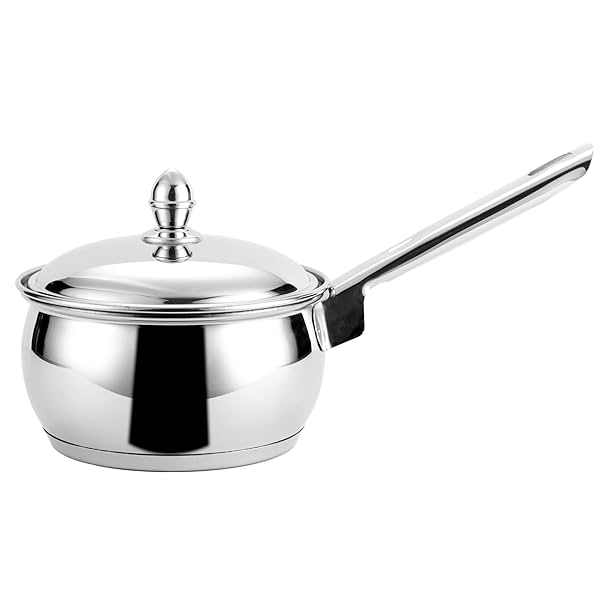 Image of Steelcraft Premium Stainless Steel Victoria Saucepan with Steel lid -18 cm, 1780ml.