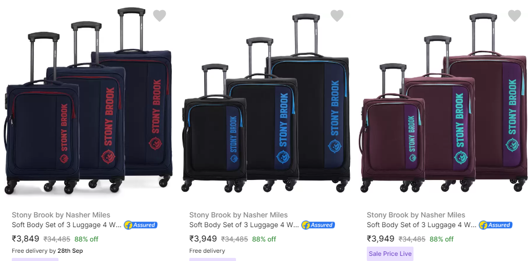 Image of Stony Brook By Nasher Miles Suitcases Up to 89% Discount