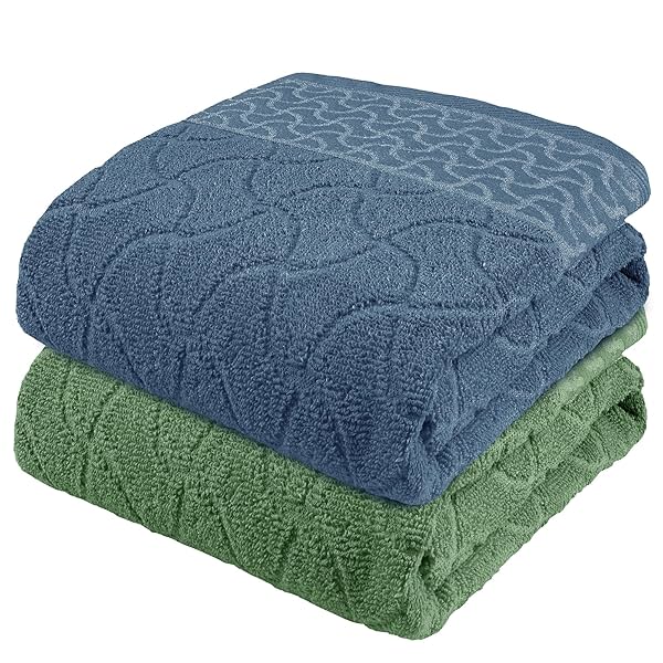 Image of Story@Home Towels for Bath Large Size Set of 2