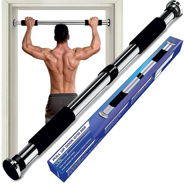 Image of Strauss Chin Up Door Bar | Pull Up Bars for Home Workout.