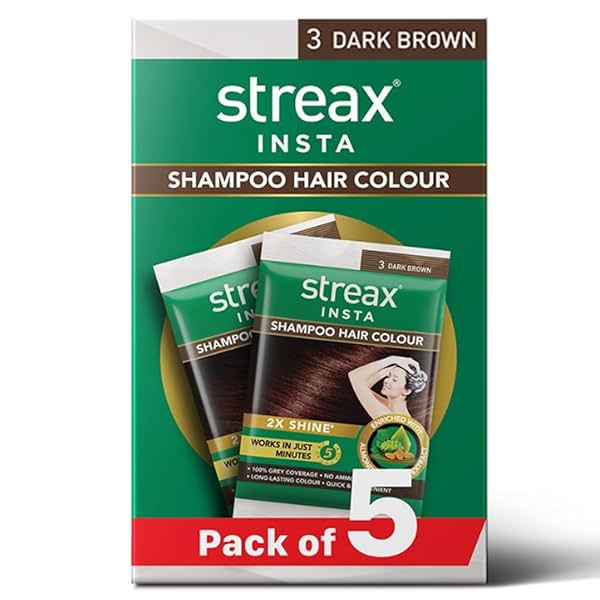 Image of Streax Insta Shampoo Hair Colour PO5