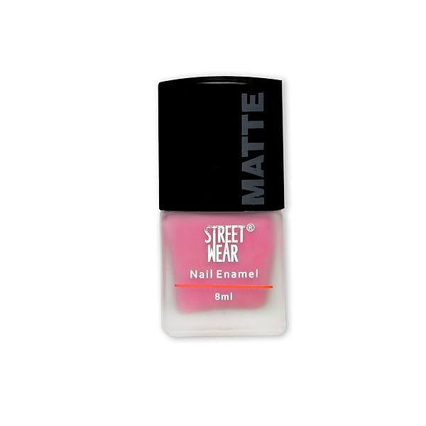 Image of Street Wear Matte Nail Enamel, Pink Petal, 8ml