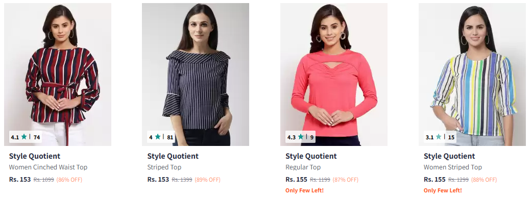 Image of Style Quotient Women Crepe Top Starting at ₹153