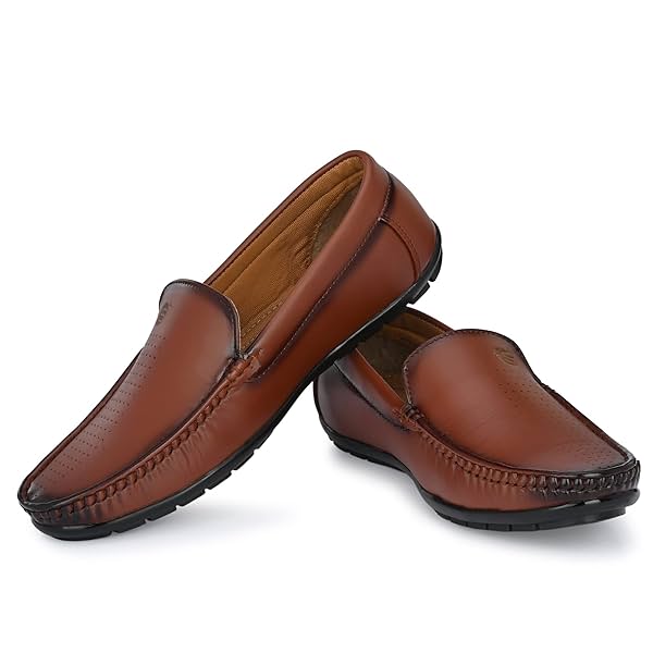 Image of Stylelure Men Synthetic Leather Loafers