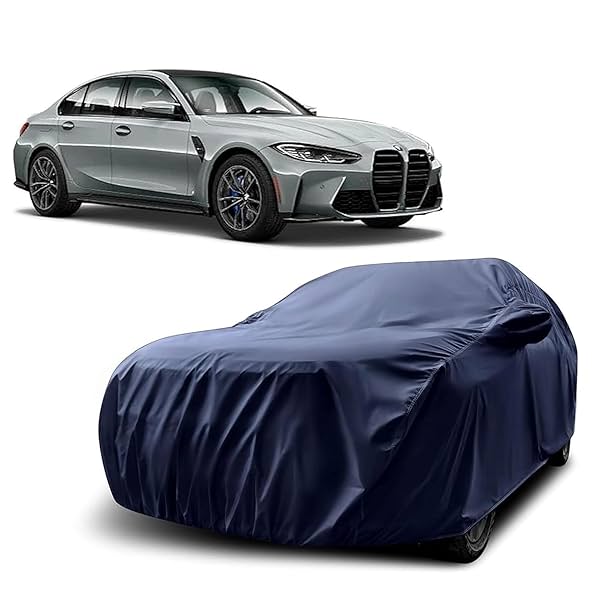 Image of Sulfar 100% Water Resistant Car Body Cover Compatible with Mirror for BMW