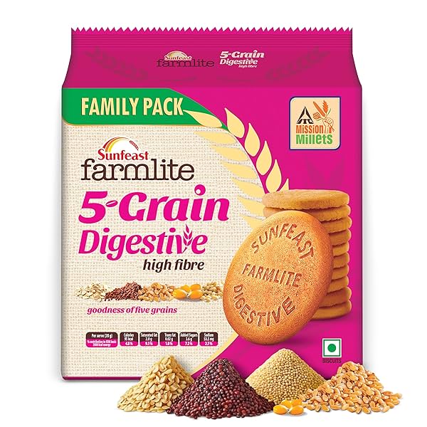 Image of Sunfeast Farmlite 5 Seed Digestive Biscuit - 800g