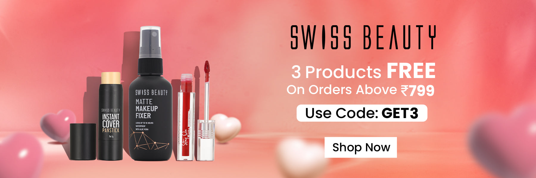 Image of Swiss Beauty BFF Sale: Get 3 Product Free On Order Above ₹799