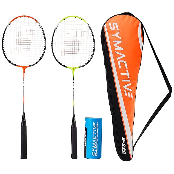 Image of Symactive Badminton Kit With 2 Racquets & Shuttles