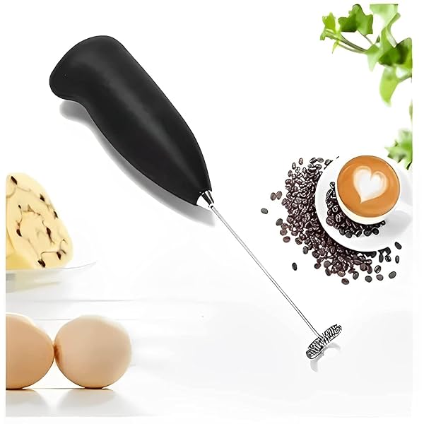 Image of T TOPLINE Hand Blender Mixer Froth Whisker Latte Maker for Milk Coffee Egg Beater Juicer