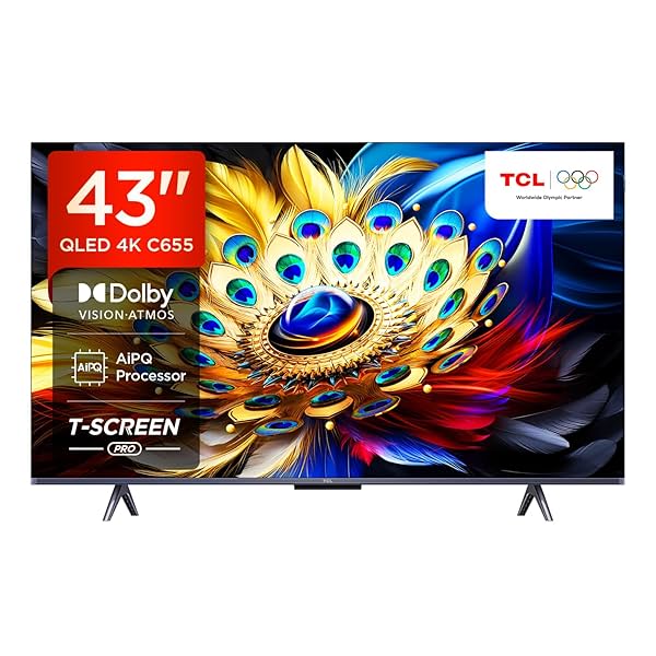 Image of TCL (43 inches) 4K Ultra HD Smart QLED Google TV 