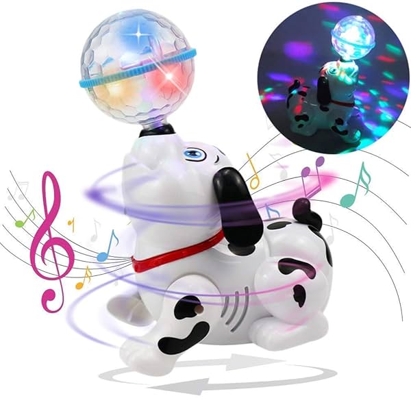 Image of TEC TAVAKKAL Bump and Go Dancing Dog with Music